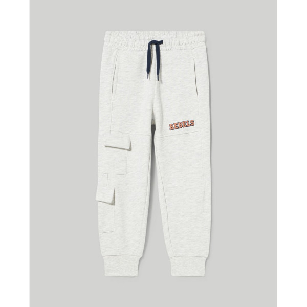 BLUKIDS DONJI DEO LIGHT GREY MELANGE