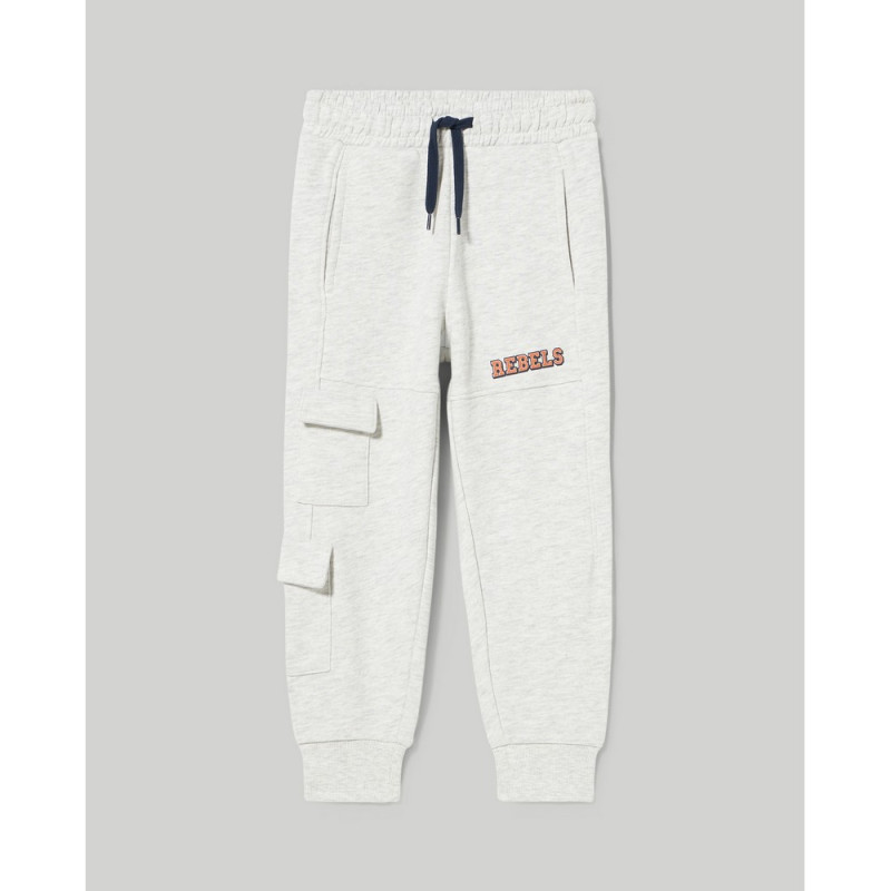 BLUKIDS DONJI DEO LIGHT GREY MELANGE