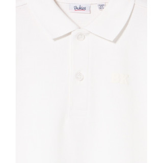 BLUKIDS MAJICA POLO DUG RUKAV BRIGHT WHITE