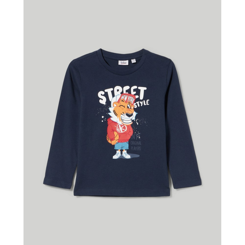 BLUKIDS MAJICA DUG RUKAV MOOD INDIGO