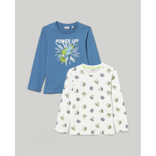 BLUKIDS MAJICA DUG RUKAV MOONLIGHT BLUE2 KOM