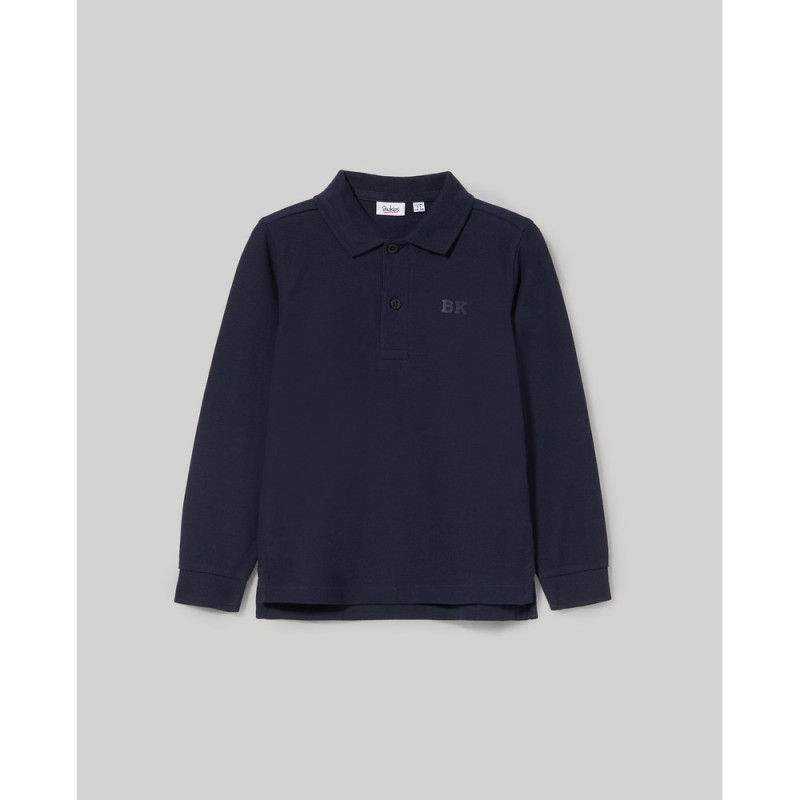 BLUKIDS MAJICA POLO DUG RUKAV NAVY BLAZER