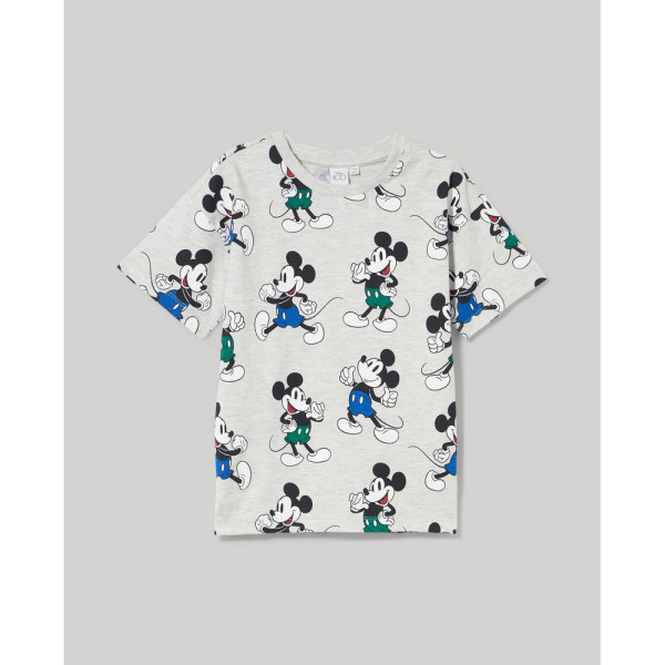 BLUKIDS MAJICA KRATAK RUKAV LIGHT GREY MELANGE