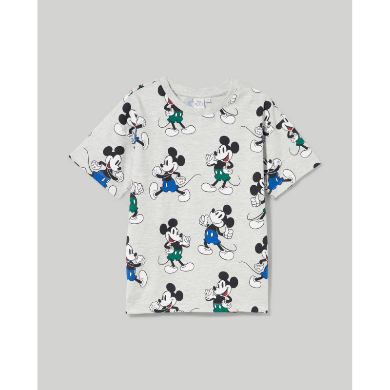 BLUKIDS MAJICA KRATAK RUKAV LIGHT GREY MELANGE