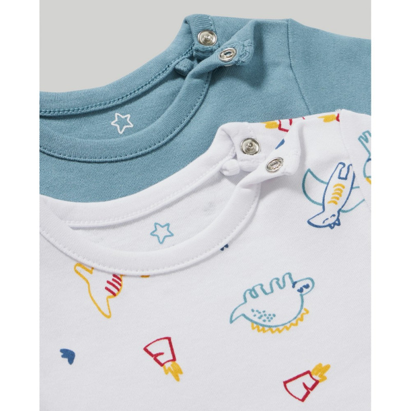 BLUKIDS BODI KRATAK RUKAV MULTICOLOUR2 KOM