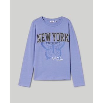 BLUKIDS MAJICA DUG RUKAV DEEP PERIWINKLE 