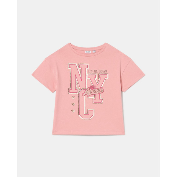 BLUKIDS MAJICA KRATAK RUKAV BLUSH