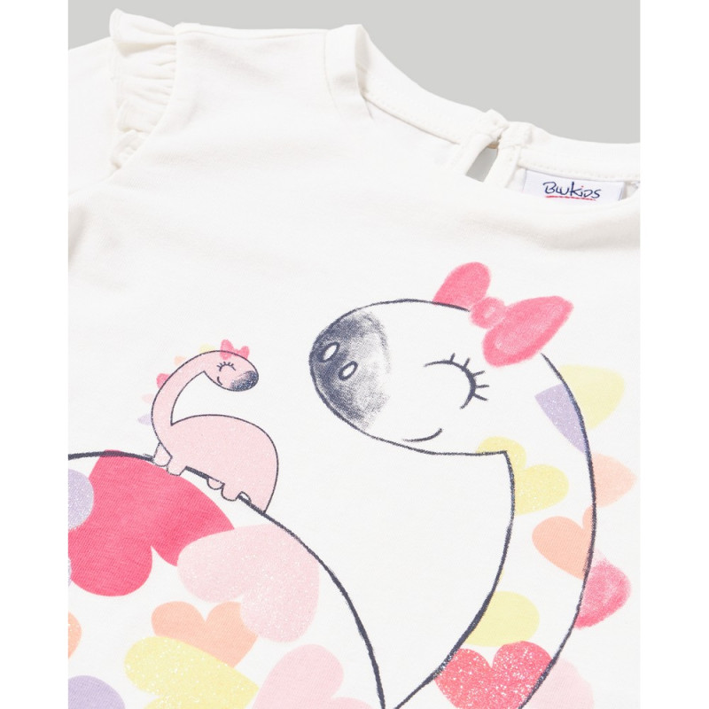 BLUKIDS MAJICA DUG RUKAV BRILLIANT WHITE