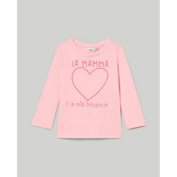 BLUKIDS MAJICA DUG RUKAV CANDY PINK