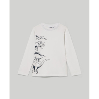 BLUKIDS MAJICA DUG RUKAV BRILLIANT WHITE