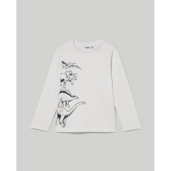 BLUKIDS MAJICA DUG RUKAV BRILLIANT WHITE