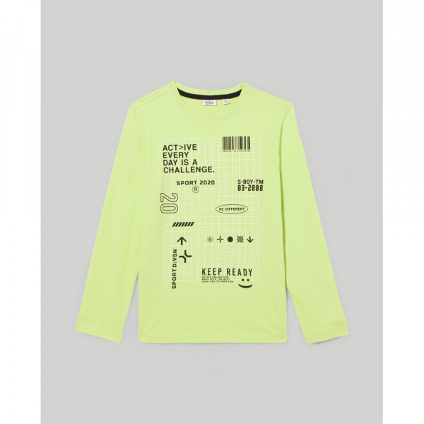 BLUKIDS MAJICA DUG RUKAV SUNNY LIME