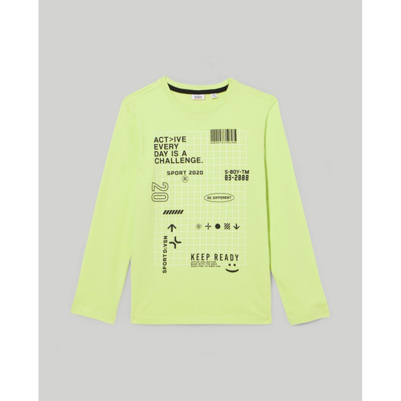 BLUKIDS MAJICA DUG RUKAV SUNNY LIME