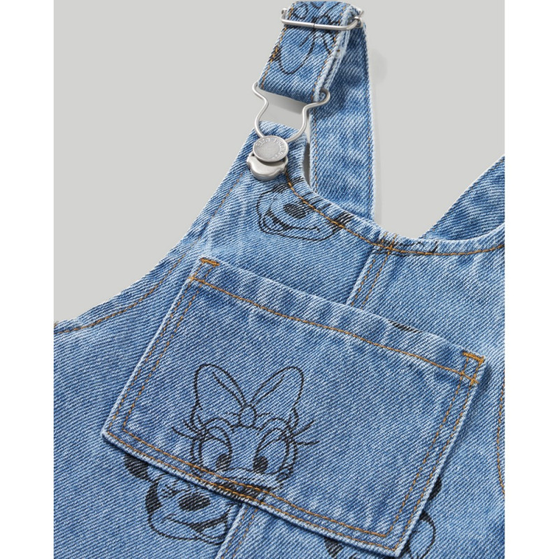 BLUKIDS FARMERKE NA TREGERE FADED DENIM