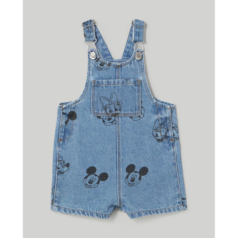 BLUKIDS FARMERKE NA TREGERE FADED DENIM