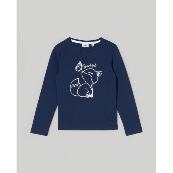 BLUKIDS MAJICA DUG RUKAV TWILIGHT BLUE