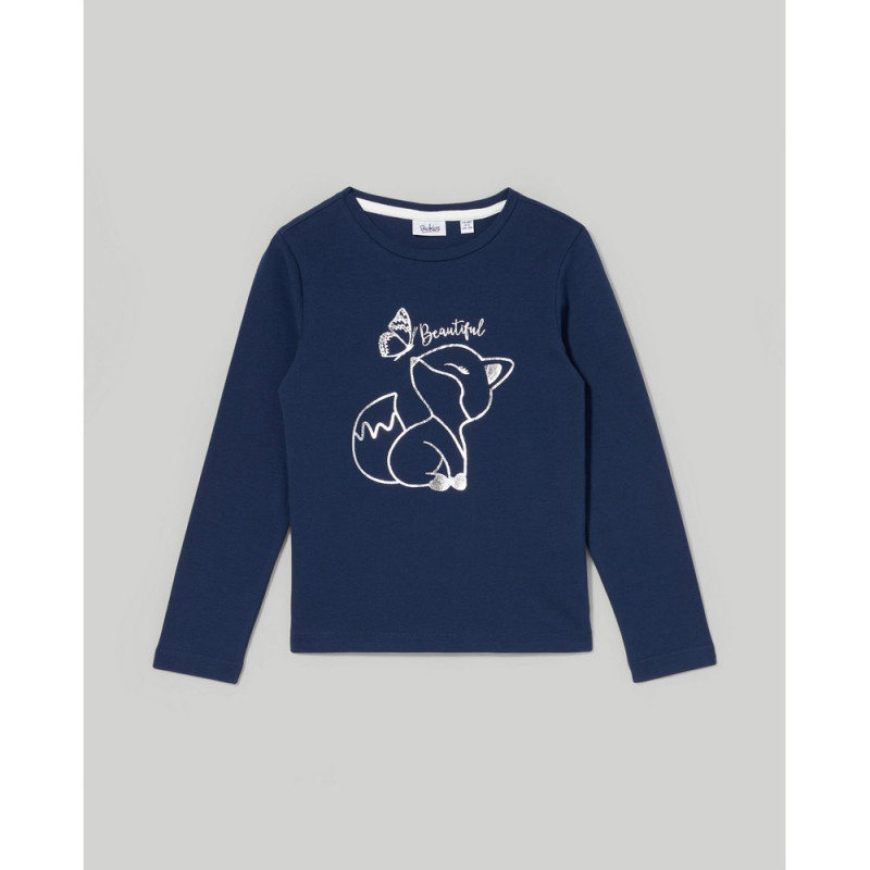 BLUKIDS MAJICA DUG RUKAV TWILIGHT BLUE