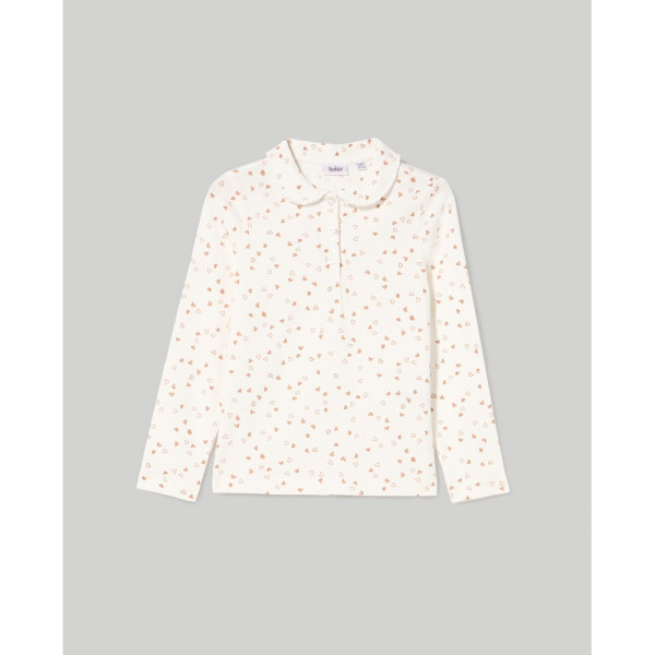 BLUKIDS MAJICA POLO DUG RUKAV SNOW WHITE