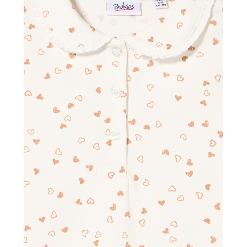 BLUKIDS MAJICA POLO DUG RUKAV SNOW WHITE
