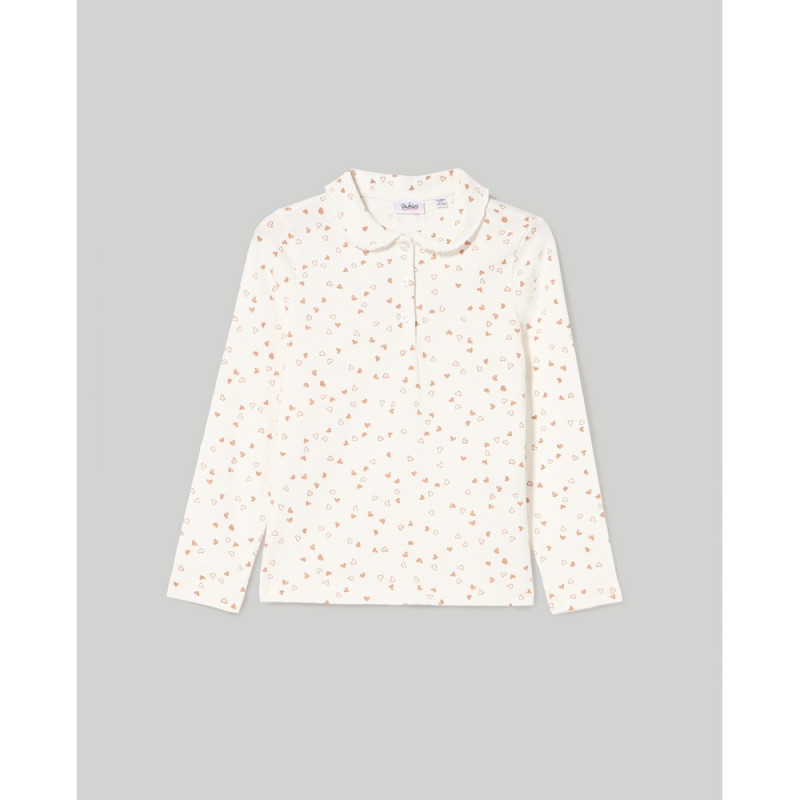 BLUKIDS MAJICA POLO DUG RUKAV SNOW WHITE