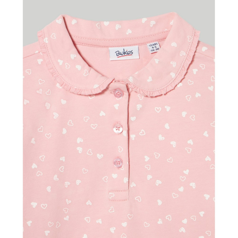 BLUKIDS MAJICA POLO DUG RUKAV PEARL
