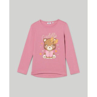 BLUKIDS MAJICA DUG RUKAV PINK NECTAR