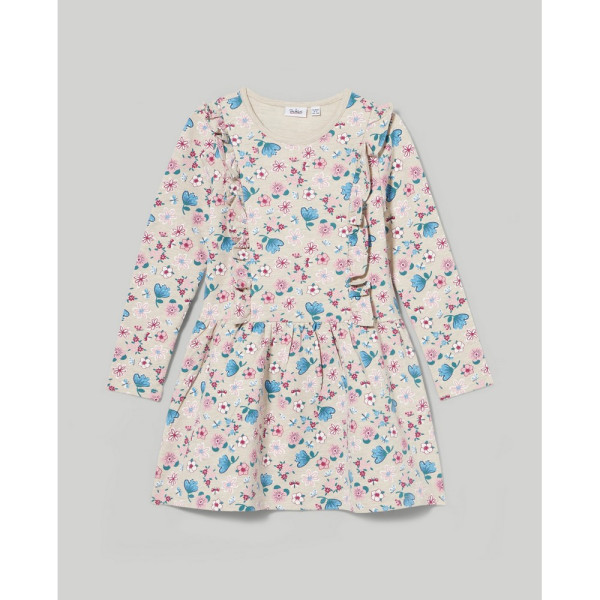 BLUKIDS HALJINA LIGHT GREY MELANGE