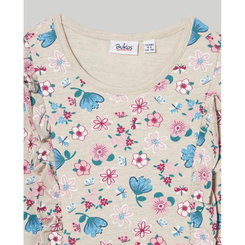BLUKIDS HALJINA LIGHT GREY MELANGE