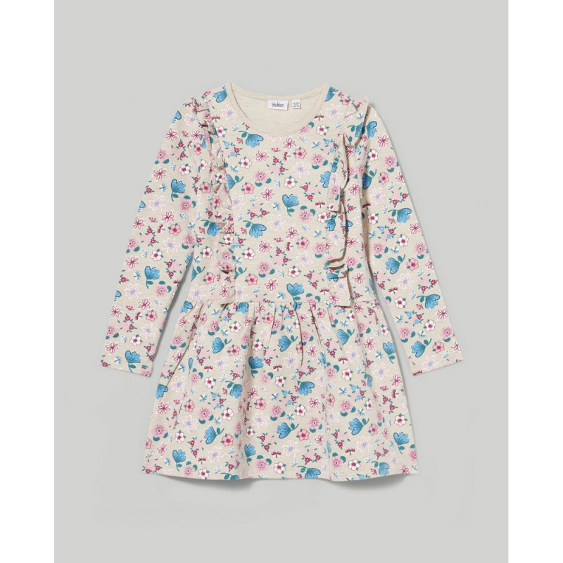 BLUKIDS HALJINA LIGHT GREY MELANGE