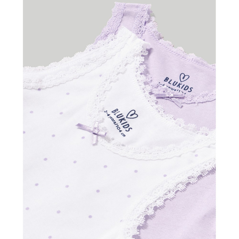 BLUKIDS PODMAJICA PASTEL LILAC2 KOM