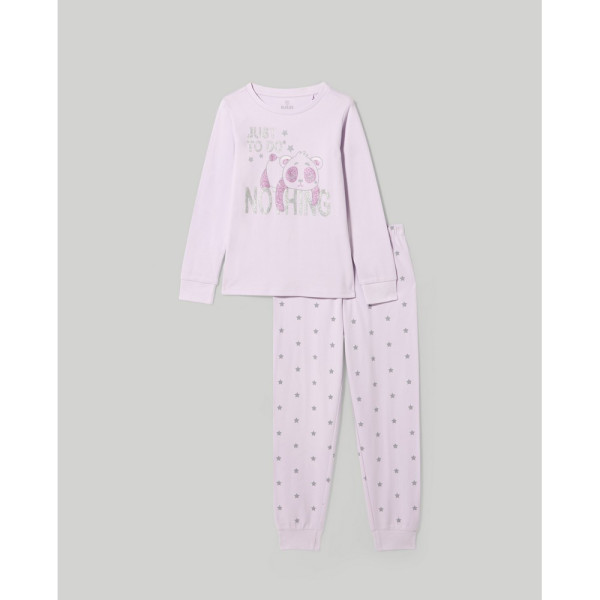 BLUKIDS PIDZAMA LAVENDER FOG