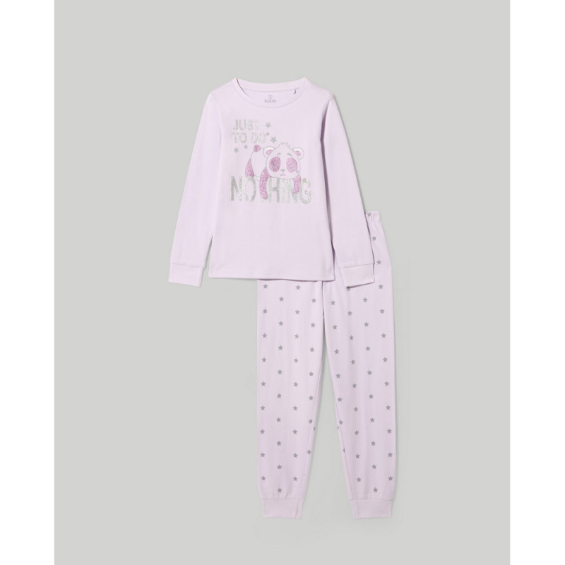 BLUKIDS PIDZAMA LAVENDER FOG
