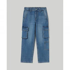 BLUKIDS PANTALONE LIGHT BLUE