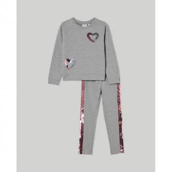 BLUKIDS TRENERKA  MEDIUM GREY MELANGE 