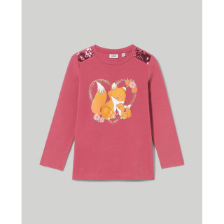 BLUKIDS MAJICA DUG RUKAV BAROQUE ROSE