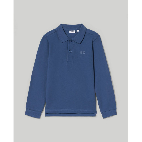 BLUKIDS MAJICA POLO DUG RUKAV ENSIGN BLUE