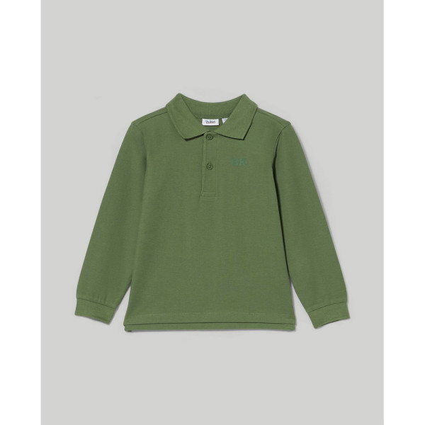BLUKIDS MAJICA POLO DUG RUKAV OLIVINE