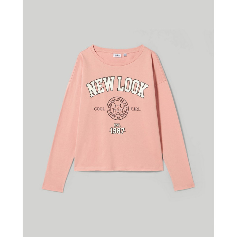 BLUKIDS MAJICA DUG RUKAV MELLOW ROSE 