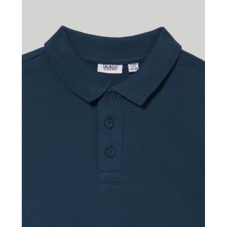 BLUKIDS MAJICA POLO DUG RUKAV BLUE WING TEAL