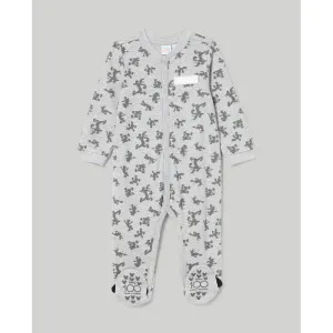 BLUKIDS ZEKA PIDZAMA LIGHT GREY MELANGE