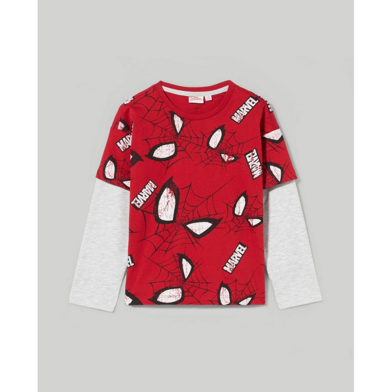 BLUKIDS MAJICA DUG RUKAV RIBBON RED 