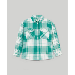 BLUKIDS KOSULJA WHITE/GREEN CHECK