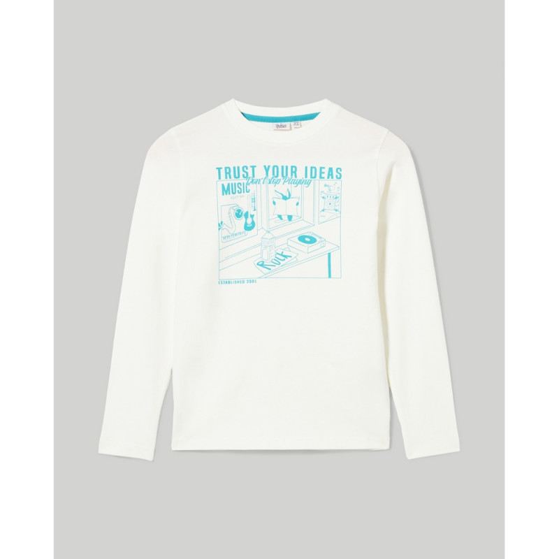 BLUKIDS MAJICA DUG RUKAV CANNOLI CREAM 