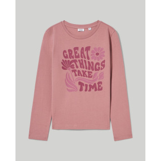 BLUKIDS MAJICA DUG RUKAV DUSTY ROSE