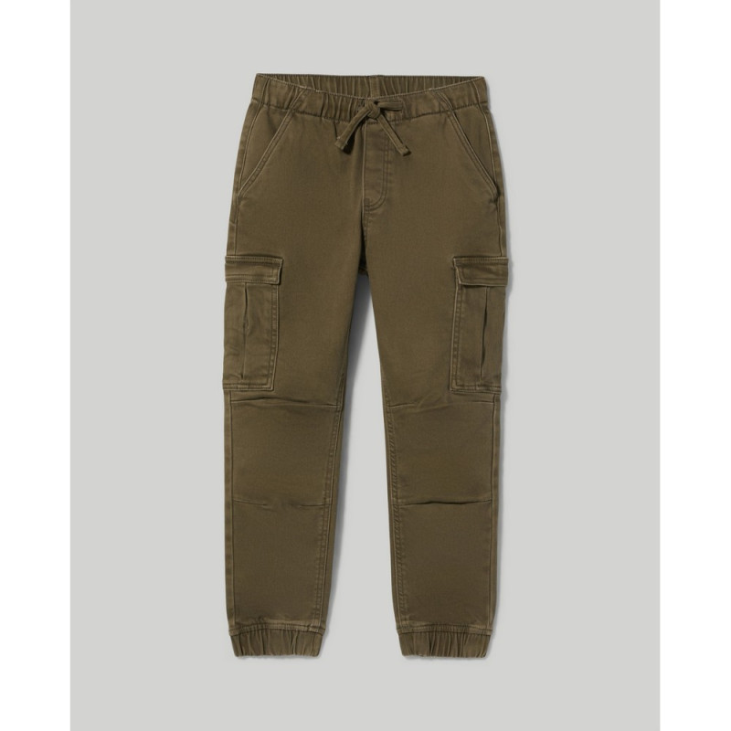 BLUKIDS PANTALONE OLIVE NIGHT