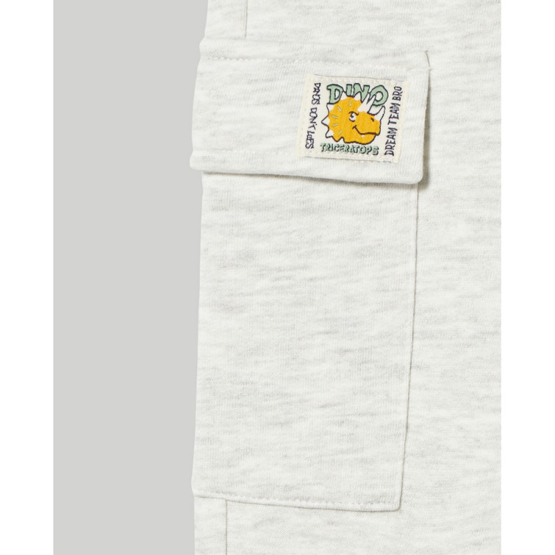 BLUKIDS DONJI DEO LIGHT GREY MELANGE