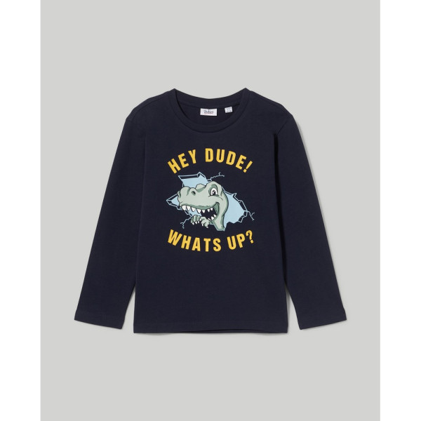 BLUKIDS MAJICA DUG RUKAV NAVY BLAZER