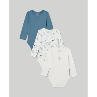 BLUKIDS BODI DUG RUKAV SNOW WHITE3 KOM