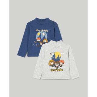 BLUKIDS MAJICA DUG RUKAV ENSIGN BLUE2 KOM