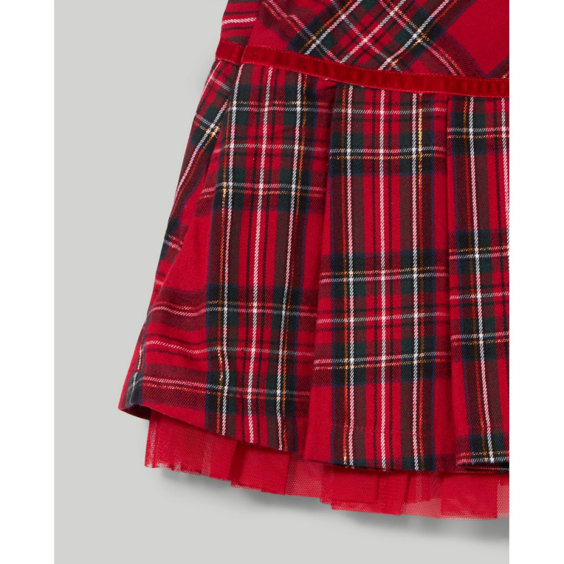 BLUKIDS SUKNJA RED/GREEN CHECK 